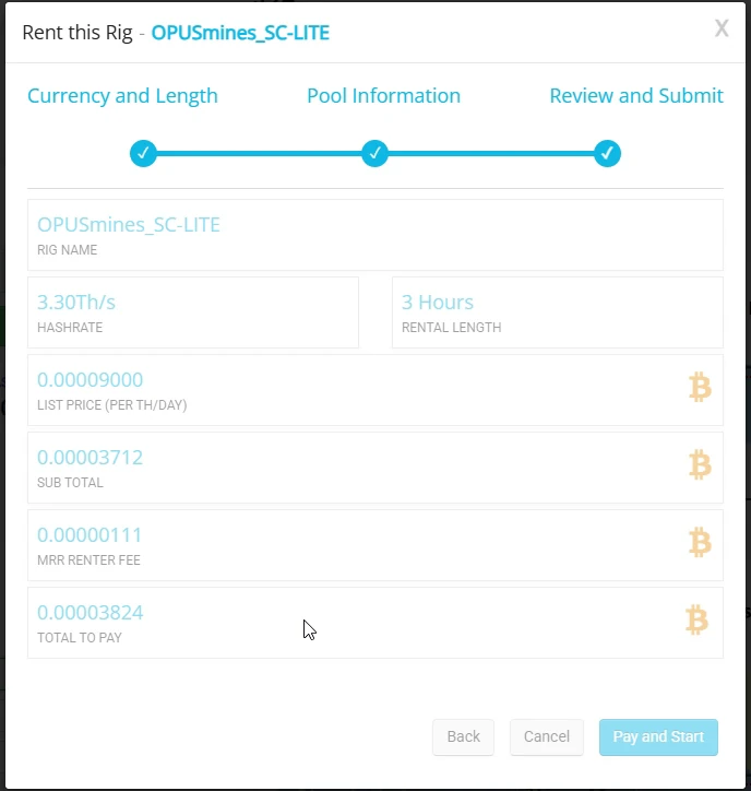 Review and submit
